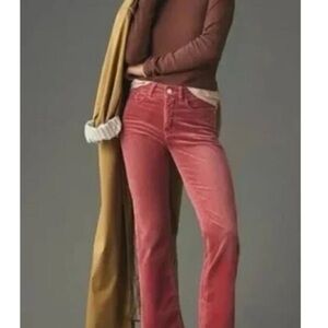 Pilcro Pink Corduroy Pants